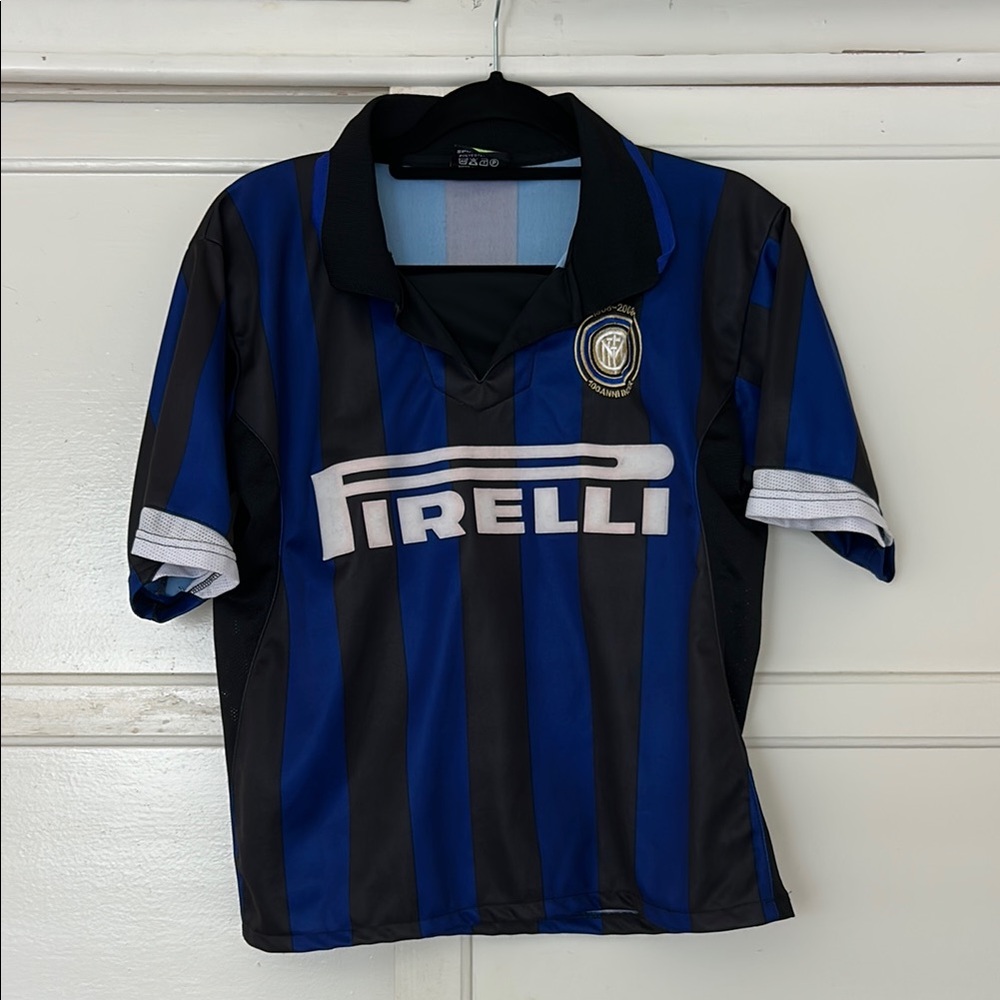 Inter Milan Soccer Jersey - Blue and Black